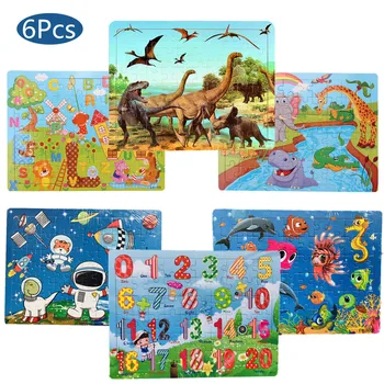 Besegad 6 Style Cartoon Wooden Jigsaw Puzzles Children Learning Educational Puzzle Toy for Kids Toddlers Christmas Birthday Gift
Besegad 6 Style Cartoon Wooden Jigsaw Puzzles Children Learning Educational Puzzle Toy for Kids Toddlers Christmas Birthday Gift