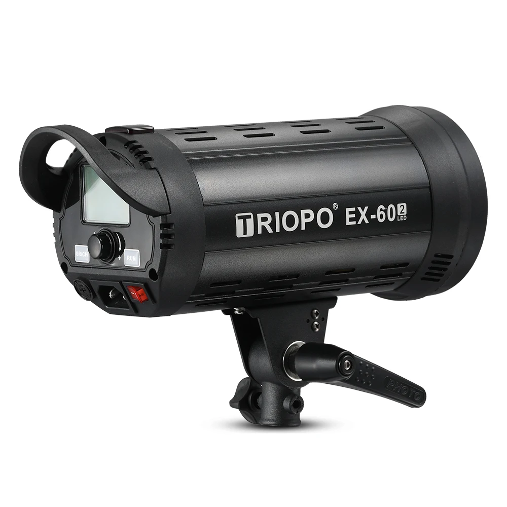 Фото Triopo EX-60W 5600K белый светодиодный светильник для видеосъемки непрерывный студийной