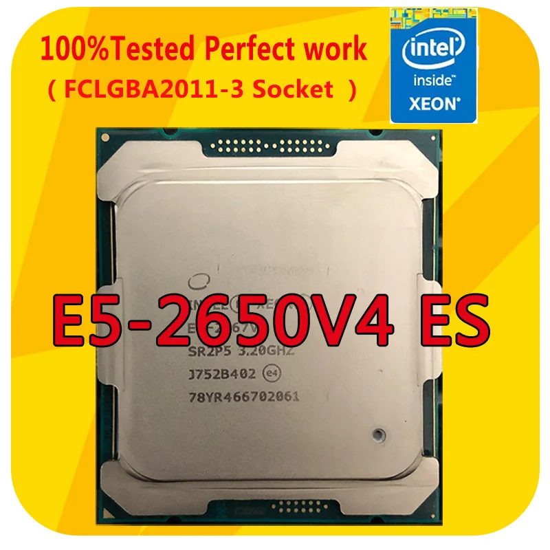 E5-2650V4 ES Intel Ксеон версия 2 0 ГГц 12-жильная возможностью погружения на глубину до 30 м