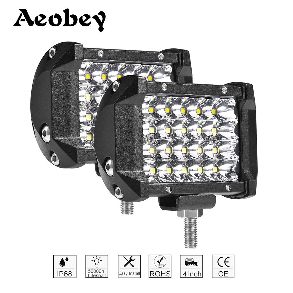 2PCS LED Bar 4 inch 72W LED Light Bar 4 Rows Work Light bar for Driving Offroad Boat Car Tractor Truck 4x4 SUV 12V 24V
2PCS LED Bar 4 inch 72W LED Light Bar 4 Rows Work Light bar for Driving Offroad Boat Car Tractor Truck 4x4 SUV 12V 24V