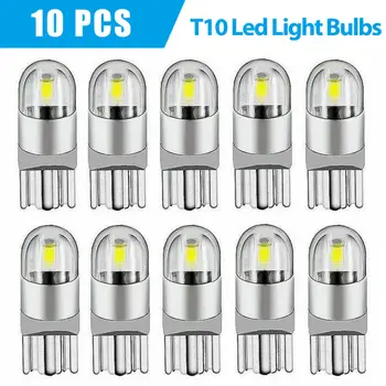 DC 12V 10pcs LED T10 194 168 W5W Canbus Silica Bright White License Light Bulb Lamp 6000-6500K Car Accessories
DC 12V 10pcs LED T10 194 168 W5W Canbus Silica Bright White License Light Bulb Lamp 6000-6500K Car Accessories