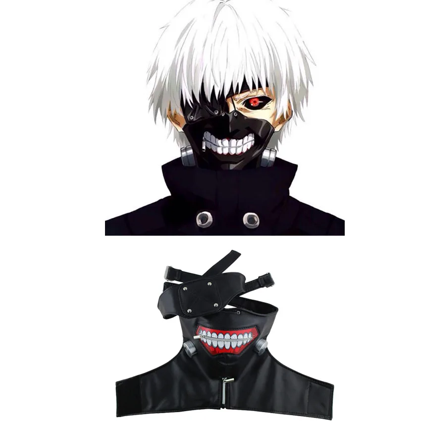 Tokyo Ghoul Cosplay Costumes Gothic Mask+eye Mask Set PU Leather Adjustable Zipper Masquerade Halloween Pirate Cosplay Props
Tokyo Ghoul Cosplay Costumes Gothic Mask+eye Mask Set PU Leather Adjustable Zipper Masquerade Halloween Pirate Cosplay Props