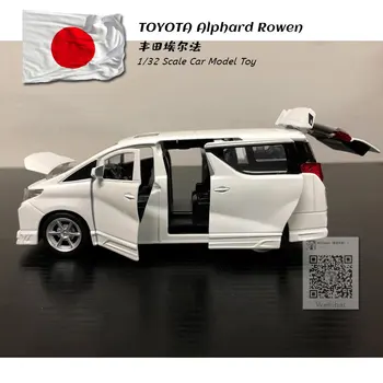JK 1/32 Scale Sound&Light Car Model Toys TOYOTA Alphard Rowen MPV Diecast Metal Pull Back Car Model Toy For Gift,Kids,Collection
JK 1/32 Scale Sound&Light Car Model Toys TOYOTA Alphard Rowen MPV Diecast Metal Pull Back Car Model Toy For Gift,Kids,Collection
