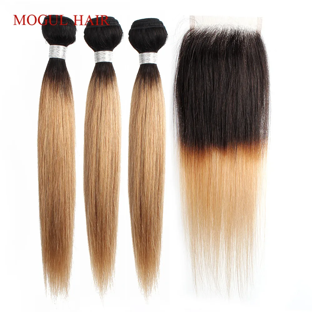 MOGUL HAIR T 1B 27 Ombre Honey Blonde Bundles with Closure Peruvian Straight Hair Extension 10-24 inch Non Remy Human Hair Weave
MOGUL HAIR T 1B 27 Ombre Honey Blonde Bundles with Closure Peruvian Straight Hair Extension 10-24 inch Non Remy Human Hair Weave
