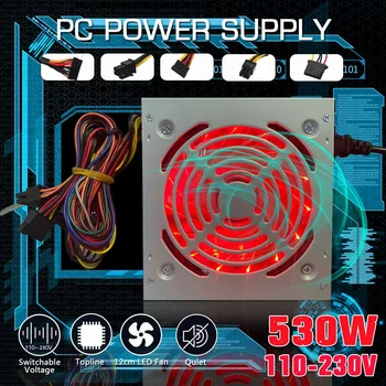 530W PC Power Passive PFC With Flash Light Mute Wear-resisting 12V ATX Computer Case Host Power Supply for all CPU
530W PC Power Passive PFC With Flash Light Mute Wear-resisting 12V ATX Computer Case Host Power Supply for all CPU
