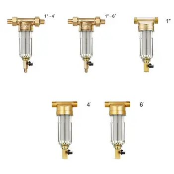 Water Filter Front Purifier Tap Water Pipeline Pre-Filter Home Backwash Remove Rust Contaminant Sediment
Water Filter Front Purifier Tap Water Pipeline Pre-Filter Home Backwash Remove Rust Contaminant Sediment