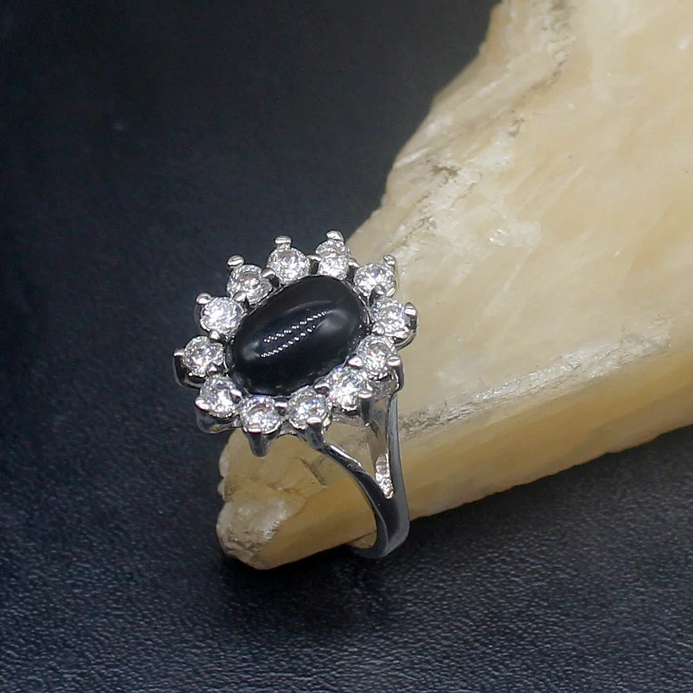 Фото Ювелирные изделия Gemstonefactory большая акция уникальные кольца 925 металлический