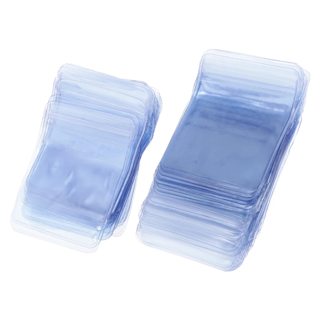 100 Pieces PPC Poly Plastic Reclosable Bag Pouch Jewelry Organizer Transparent Bag 100 Pieces PPC Poly Plastic Reclosable Bag Pouch Jewelry Organizer Transparent Bag