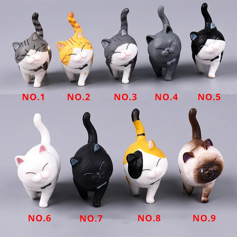 9pc Playing Cat Figurine Miniature Lifelike Kitten Animal Decoration mini fairy garden Cartoon statue craft Home Car Decorative
9pc Playing Cat Figurine Miniature Lifelike Kitten Animal Decoration mini fairy garden Cartoon statue craft Home Car Decorative