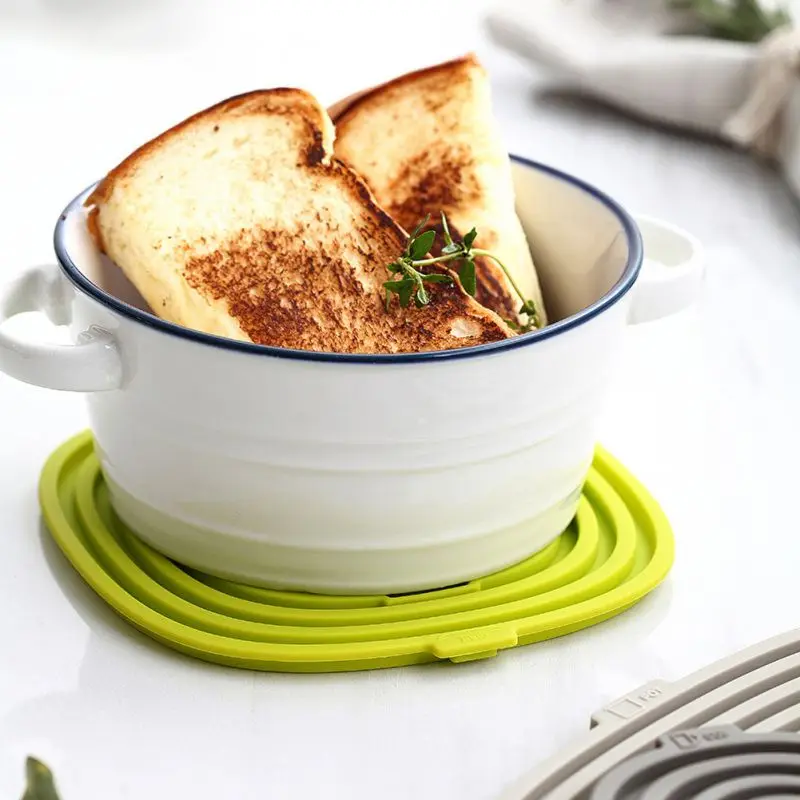 Non-Slip Pot Holder Flexible Silicone Heat Insulation Mat Coaster Special Three-In-One Heat-Insulated Placemat For Home Kitchen
Non-Slip Pot Holder Flexible Silicone Heat Insulation Mat Coaster Special Three-In-One Heat-Insulated Placemat For Home Kitchen
