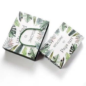 10pcs 16*23.5*5cm Printed Small fresh green leaf Packing Paper Box Gift Package Stuff
10pcs 16*23.5*5cm Printed Small fresh green leaf Packing Paper Box Gift Package Stuff