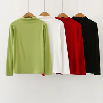 New Simple Basic Sweater Women Autumn Winter Solid Color Slim Long-Sleeved Half Turtleneck Slim Bottom Sweater Tops
New Simple Basic Sweater Women Autumn Winter Solid Color Slim Long-Sleeved Half Turtleneck Slim Bottom Sweater Tops