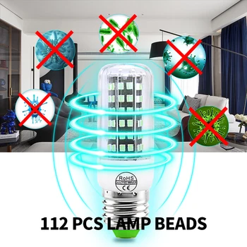 E27 UVC Disinfection Light Bulb E14 LED Ultraviolet Sterilizer Lights Kill Germs Dust Mite Bactericidal Germicidal Lamp for Home
E27 UVC Disinfection Light Bulb E14 LED Ultraviolet Sterilizer Lights Kill Germs Dust Mite Bactericidal Germicidal Lamp for Home