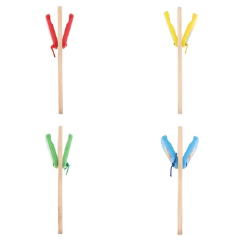 Wooden Handle Castanets Musical Percussion Instrument Teaching Aids
Wooden Handle Castanets Musical Percussion Instrument Teaching Aids