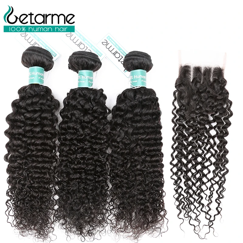 Getarme Brazilian Kinky Curly Human Hair Bundles With Closure Human Hair Weave 3 Bundles With 4x4 Lace Closure Remy Hair Bundles
Getarme Brazilian Kinky Curly Human Hair Bundles With Closure Human Hair Weave 3 Bundles With 4x4 Lace Closure Remy Hair Bundles