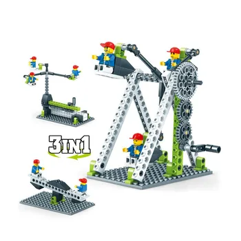 New STEM Toy 368pcs Mechanical Gear Technic Building Blocks 3 In 1 Engineering Diy Bricks Toys for Children Kids Creative Gifts
New STEM Toy 368pcs Mechanical Gear Technic Building Blocks 3 In 1 Engineering Diy Bricks Toys for Children Kids Creative Gifts