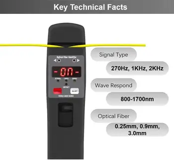 High quality Fiber Optic Identifier Live Fiber Optical Identifier 3306D with Built in 10mw Visual Fault Locator
High quality Fiber Optic Identifier Live Fiber Optical Identifier 3306D with Built in 10mw Visual Fault Locator