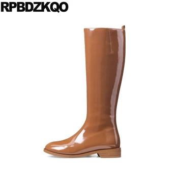 patent leather brown long designer block chunky knee high chinese winter tall black 2019 side zip boots shoes autumn fall women 
patent leather brown long designer block chunky knee high chinese winter tall black 2019 side zip boots shoes autumn fall women