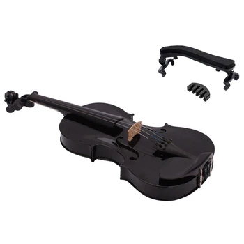 4/4 Full Size Acoustic Violin Fiddle Black with Case Bow Rosin & Violin Shoulder Rest for 4/4-3/4 Size with Collapsible
4/4 Full Size Acoustic Violin Fiddle Black with Case Bow Rosin & Violin Shoulder Rest for 4/4-3/4 Size with Collapsible