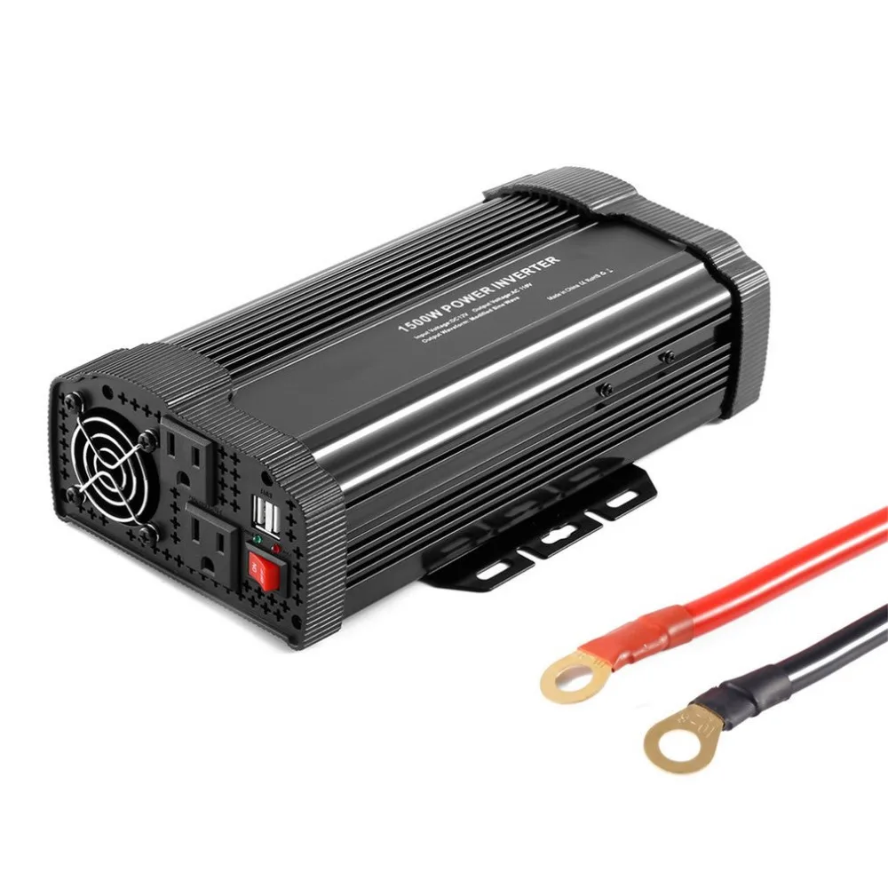 2000W Car Power Inverter DC12V to AC110V Solar Inverter Modified Sine Wave Power Converter Adapter Hot
2000W Car Power Inverter DC12V to AC110V Solar Inverter Modified Sine Wave Power Converter Adapter Hot