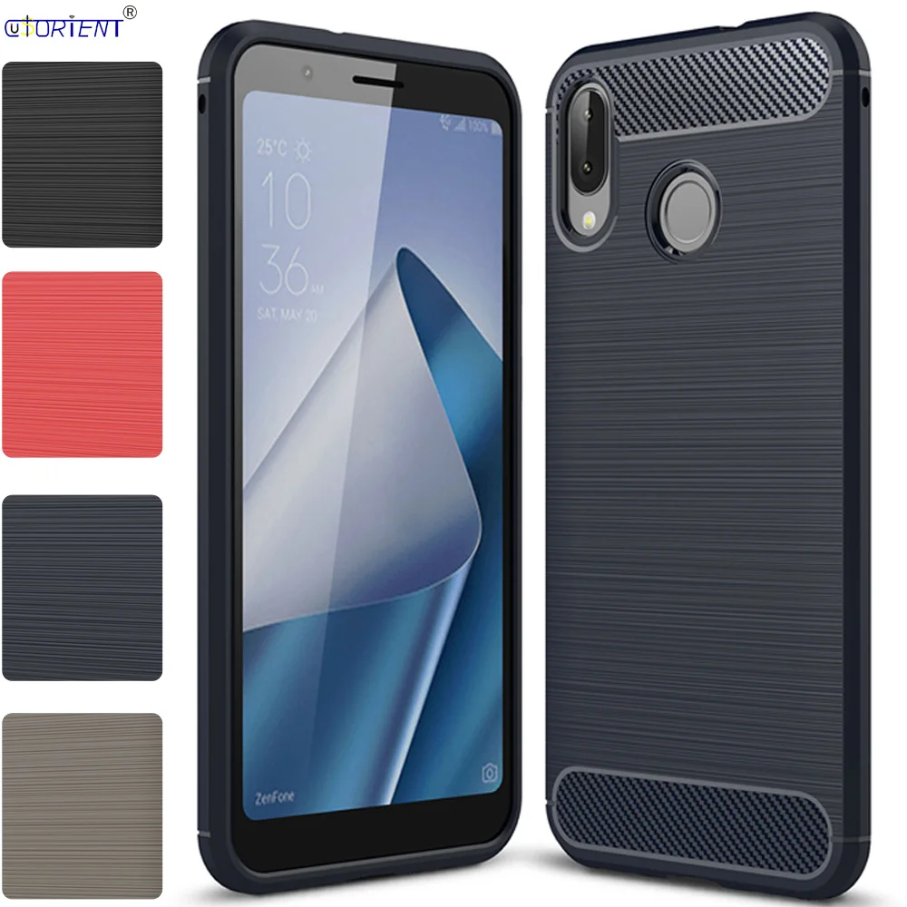 Чехол-бампер для ASUS ZenFone Max M1 ZB555KL мягкий силиконовый матовый чехол X00PD ZB555 ZB 555 KL 555KL