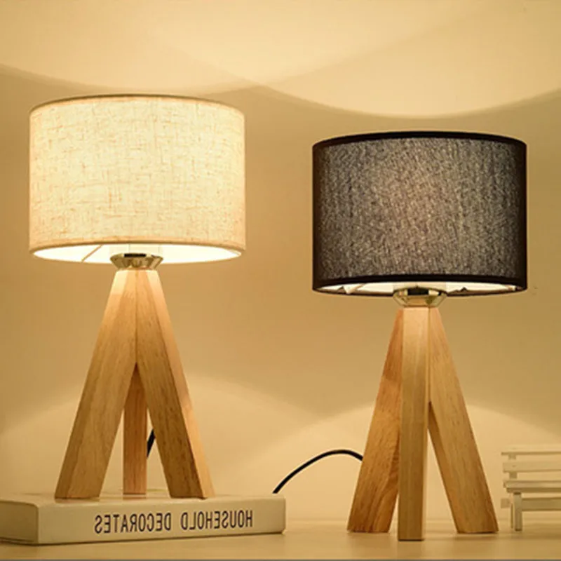 Wooden Table Lamp With Fabric Lampshade Wood Bedside Desk lights Modern Book Lamps E27 110V 220V Reading Lighting Fixture
Wooden Table Lamp With Fabric Lampshade Wood Bedside Desk lights Modern Book Lamps E27 110V 220V Reading Lighting Fixture