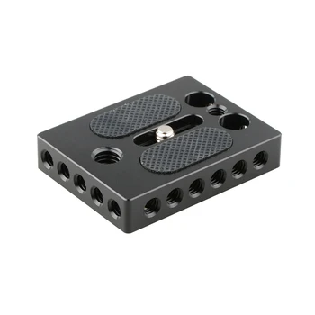 CAMVATE 1/4" & 3/8" Thread Universal Cheese Plate Camera Baseplate for DSLR Camera Cage Rig C1578
CAMVATE 1/4" & 3/8" Thread Universal Cheese Plate Camera Baseplate for DSLR Camera Cage Rig C1578