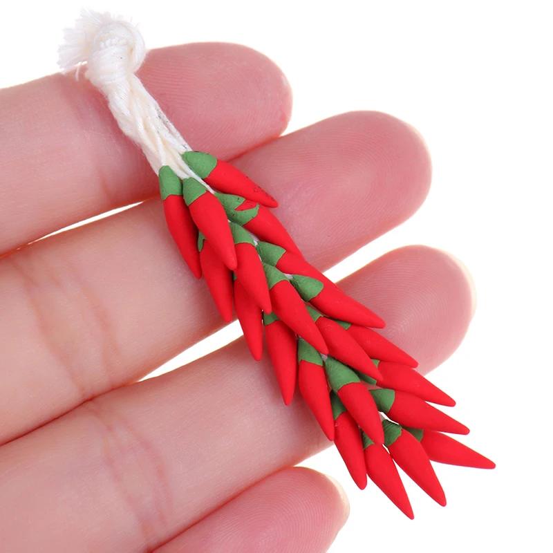 1/12 Dollhouse Miniature Accessories Mini A String Of Red Chilli Simulation Pepper Vegetables Model Toy For Doll House Decor
1/12 Dollhouse Miniature Accessories Mini A String Of Red Chilli Simulation Pepper Vegetables Model Toy For Doll House Decor