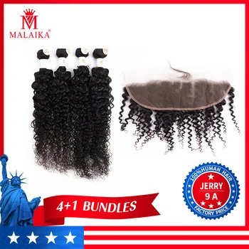 MALAIKA Hair jerry curly Bundles With Closure Curly Brazilian Human Hair Bundles With Closure Brazilian Hair Weave Bundles
MALAIKA Hair jerry curly Bundles With Closure Curly Brazilian Human Hair Bundles With Closure Brazilian Hair Weave Bundles