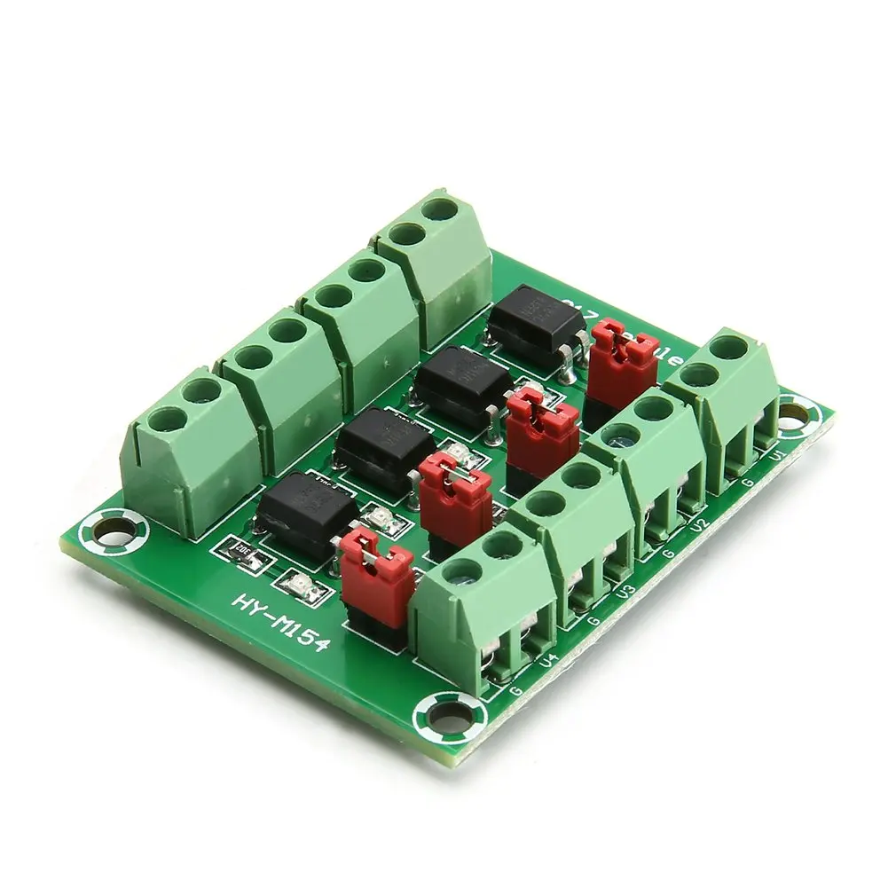 4-way Voltage Isolation Board 817 Optocoupler Voltage Control Switching Module Drive Module Optical Isolation Module
4-way Voltage Isolation Board 817 Optocoupler Voltage Control Switching Module Drive Module Optical Isolation Module