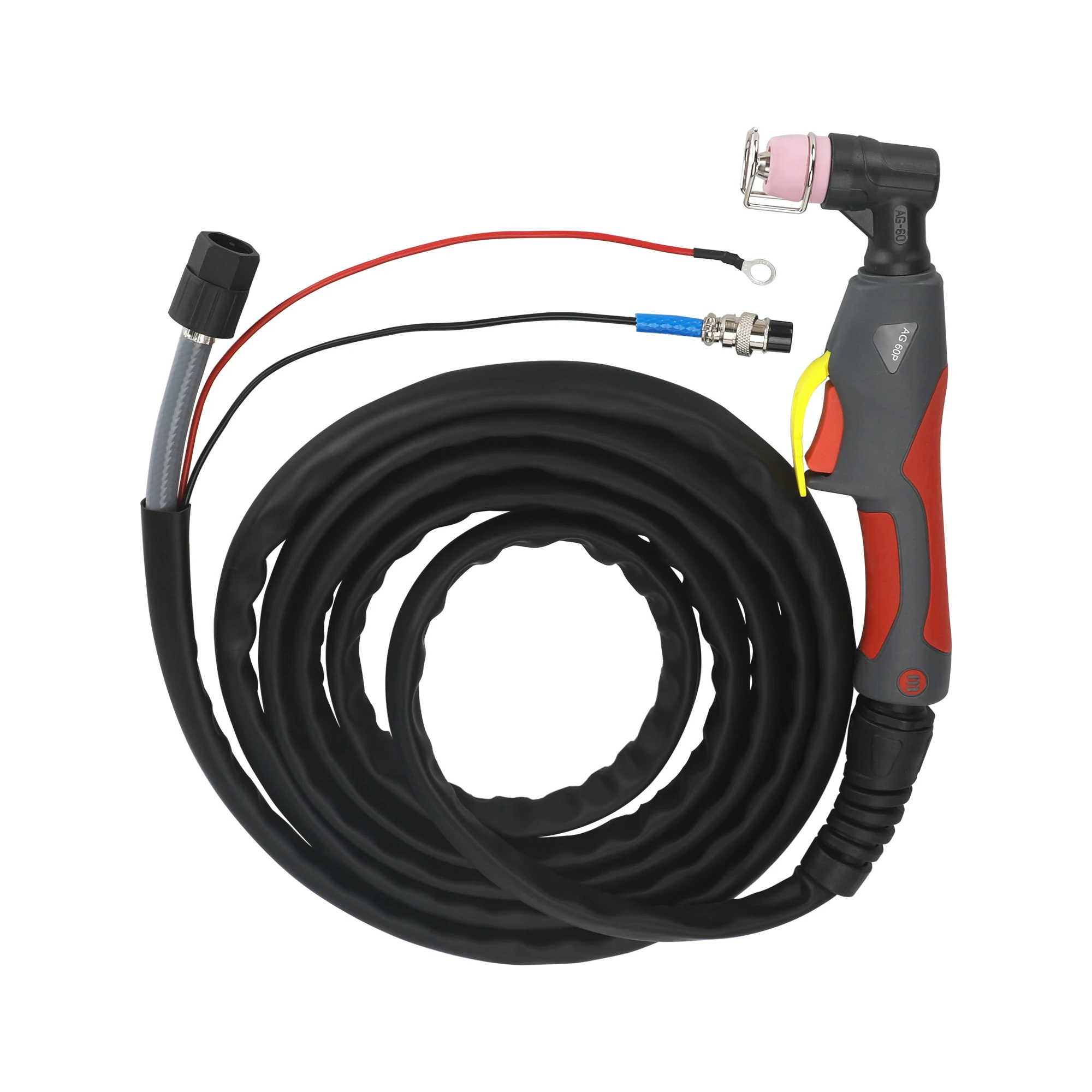 Pilot Arc Plasma Torch AG60P 40-60Amp Pilot Arc Plasma Cutter Head Body With 4 Meter Cable Length
Pilot Arc Plasma Torch AG60P 40-60Amp Pilot Arc Plasma Cutter Head Body With 4 Meter Cable Length