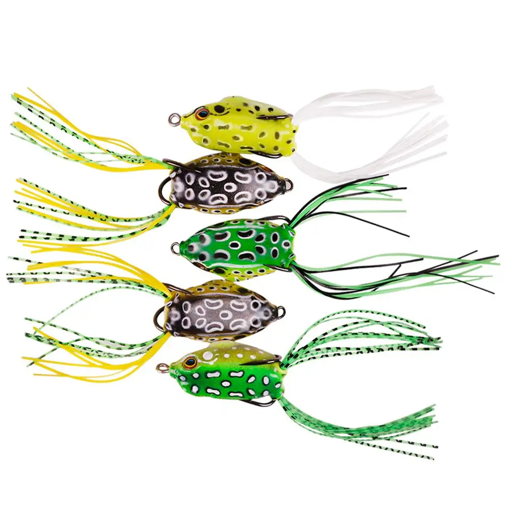 5pcs/set Soft Toad Frogs Bait for Bass Top Water Crankbaits Artificial Lures 6g/4cm Fishing Tackle Pesca
5pcs/set Soft Toad Frogs Bait for Bass Top Water Crankbaits Artificial Lures 6g/4cm Fishing Tackle Pesca