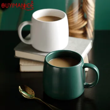 Fashion Nordic Color Glazed Ceramic Mug Nordic Creative Coffee Cup Business Office Water Cup Coffee Cup Home Breakfast Milk Cup
Fashion Nordic Color Glazed Ceramic Mug Nordic Creative Coffee Cup Business Office Water Cup Coffee Cup Home Breakfast Milk Cup