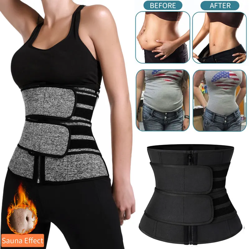 

Waist Trainer Women Slimming Sheath Tummy Reducing Shapewear Belly Shapers Sweat Body Shaper Sauna Corset Workout Trimmer Belts