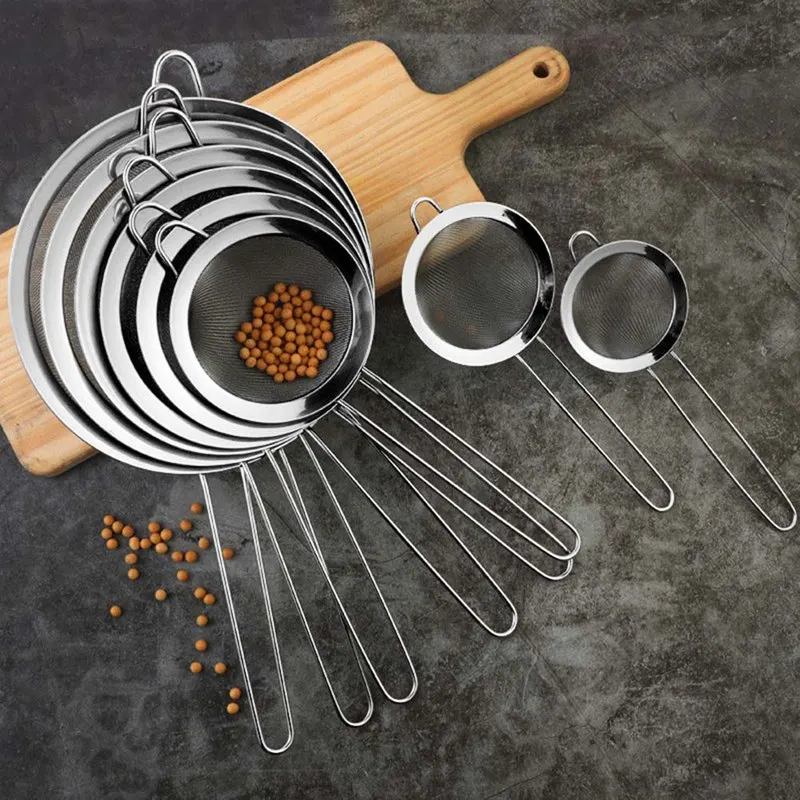 Fine Mesh Stainless Steel Strainer Professional Sieve Juice Egg Filter Sieve Colander for Coffee ,Tea ,Vegtables
Fine Mesh Stainless Steel Strainer Professional Sieve Juice Egg Filter Sieve Colander for Coffee ,Tea ,Vegtables