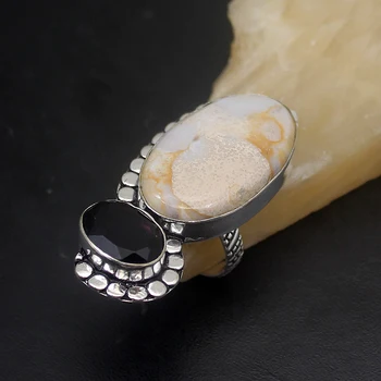 Attractive Design OceanJasper Amethystt Silver Color Ring Free Shipping 6.5# VC66
Attractive Design OceanJasper Amethystt Silver Color Ring Free Shipping 6.5# VC66