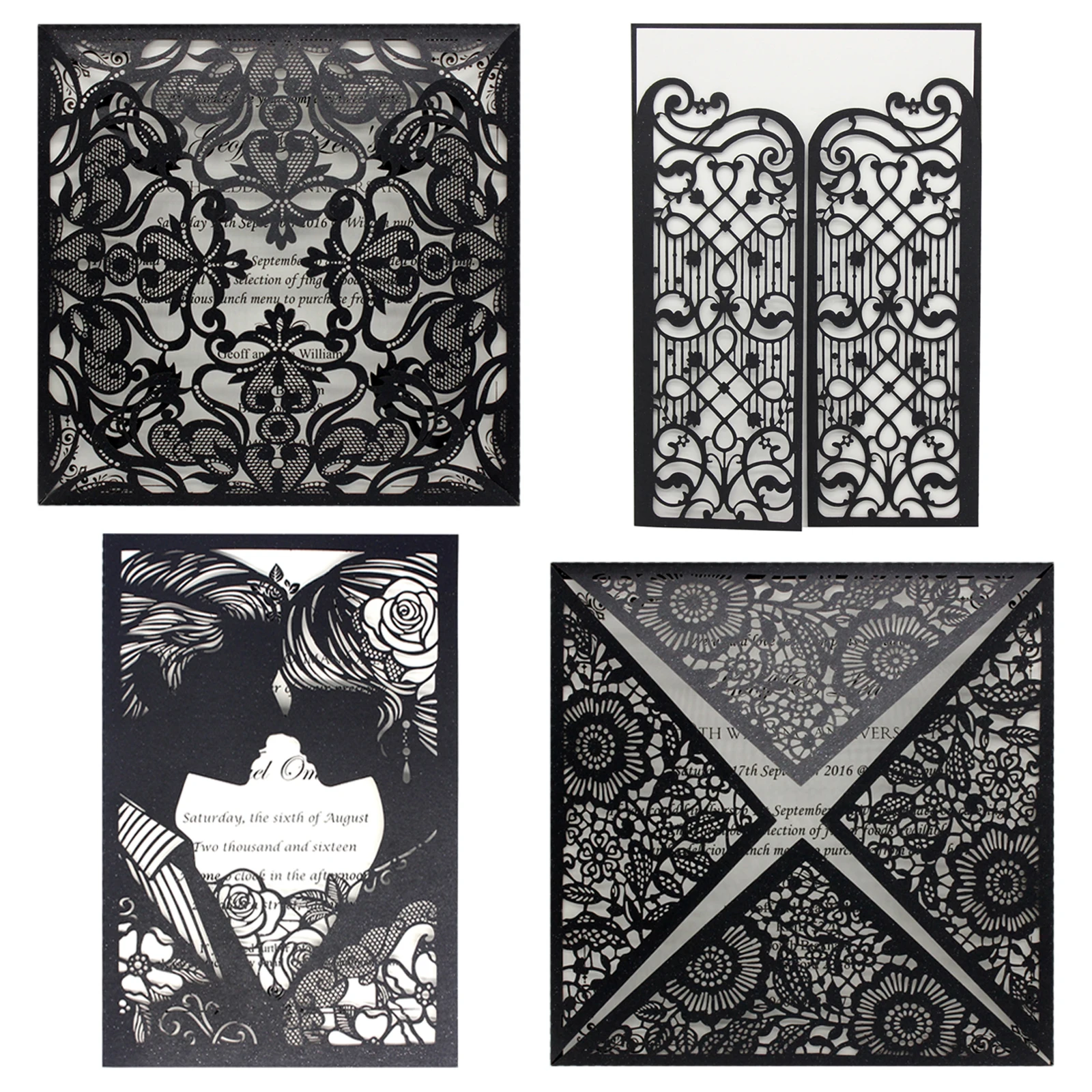 10 Sets Design Wedding Invitations Flower Pattern Laser Cut Lace West Cowboy Customize Party Invitation Cards Envelopes Seals
10 Sets Design Wedding Invitations Flower Pattern Laser Cut Lace West Cowboy Customize Party Invitation Cards Envelopes Seals