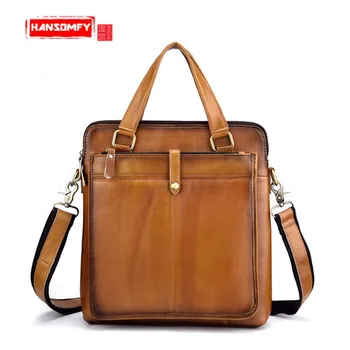 New Men Shoulder Bag Retro Genuine Leather Messenger Bag Hand-coloured Leather Men's Handbag Casual Men's Crossbody Bag Vintage
New Men Shoulder Bag Retro Genuine Leather Messenger Bag Hand-coloured Leather Men's Handbag Casual Men's Crossbody Bag Vintage