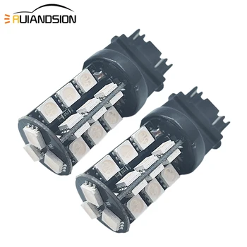 2 pcs 27smd 3157 T25 led bulb auto brake stop light car backup reverse lamp vehicle taillight 540lm DC 12V purple
2 pcs 27smd 3157 T25 led bulb auto brake stop light car backup reverse lamp vehicle taillight 540lm DC 12V purple