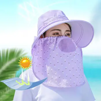 Women Children Large Size Summer Anti-UV Breathable Mesh Floral Wide Brim Face Neck Cover Mask Sunhat
Women Children Large Size Summer Anti-UV Breathable Mesh Floral Wide Brim Face Neck Cover Mask Sunhat