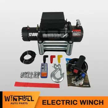 WFHEATER Offroad 12000lbs Electric Winch Wire Rope Winch ATV UTE 12V/24V DC Remote Control Winch Set
WFHEATER Offroad 12000lbs Electric Winch Wire Rope Winch ATV UTE 12V/24V DC Remote Control Winch Set