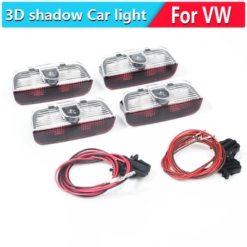 4 pcs Auto lamp with projection function LED Door 3D shadow Car light logo For VW JETTA MK5 PASSAT B6 B7 TIGUAN CC Golf MK6 
4 pcs Auto lamp with projection function LED Door 3D shadow Car light logo For VW JETTA MK5 PASSAT B6 B7 TIGUAN CC Golf MK6