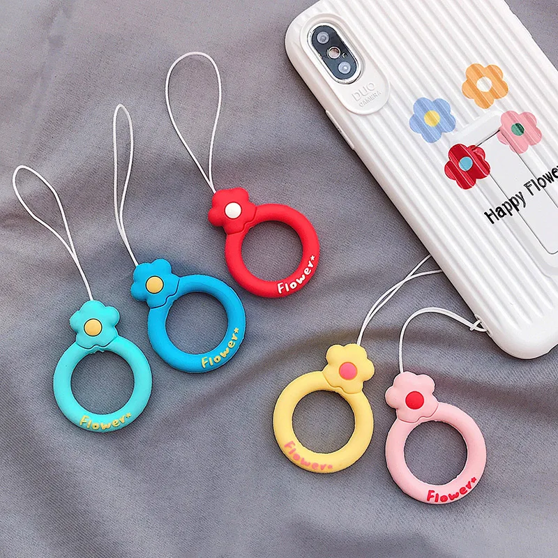 Cute Flower Finger Ring Strap For Airpods Keychain Multi-function Mobile Phone Lanyards Straps For iphone 7 plus XS Max Cases
Cute Flower Finger Ring Strap For Airpods Keychain Multi-function Mobile Phone Lanyards Straps For iphone 7 plus XS Max Cases