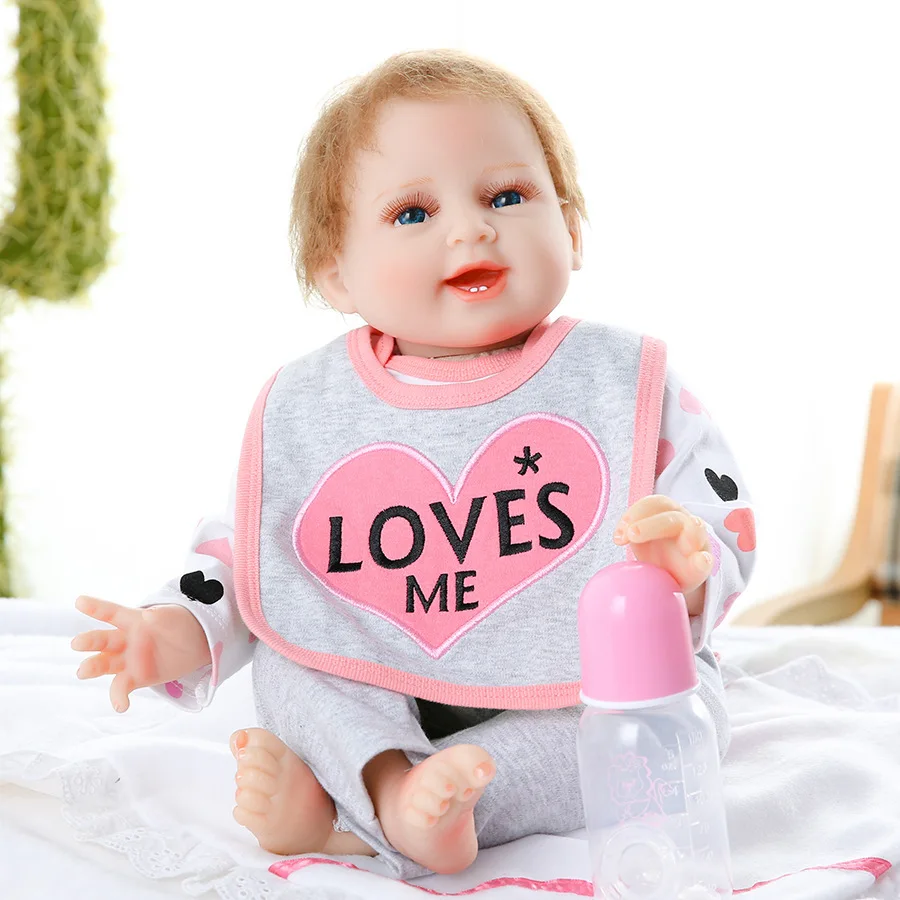 Foreign Trade Model Infant Reborn Dolls Vinyl Soft Silcone Ocean Silicon Silicon 55cm Simulated Doll CHILDREN'S Toy Wholesale
Foreign Trade Model Infant Reborn Dolls Vinyl Soft Silcone Ocean Silicon Silicon 55cm Simulated Doll CHILDREN'S Toy Wholesale