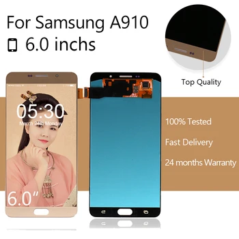 for Samsung for Galaxy A9 2018 LCD Display Touch Screen Digitizer Assembly SM-A920F/DS A920F AMOLED Free Shipping
for Samsung for Galaxy A9 2018 LCD Display Touch Screen Digitizer Assembly SM-A920F/DS A920F AMOLED Free Shipping