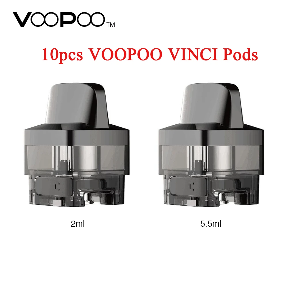 10pcs!!! Original VOOPOO VINCI Replacement Pod Cartridge 5.5ml Capacity for VOOPOO VINCI Mod Pod Kit & VINCI R Mod Kit
10pcs!!! Original VOOPOO VINCI Replacement Pod Cartridge 5.5ml Capacity for VOOPOO VINCI Mod Pod Kit & VINCI R Mod Kit
