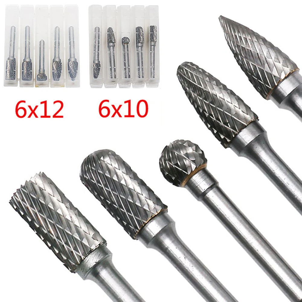 5 Pcs/set 6mm-12mm Double Rotary Tungsten Carbide Burr Bit CNC Engraving Rotary File Cutter Grinding Head Nicking Tools
5 Pcs/set 6mm-12mm Double Rotary Tungsten Carbide Burr Bit CNC Engraving Rotary File Cutter Grinding Head Nicking Tools