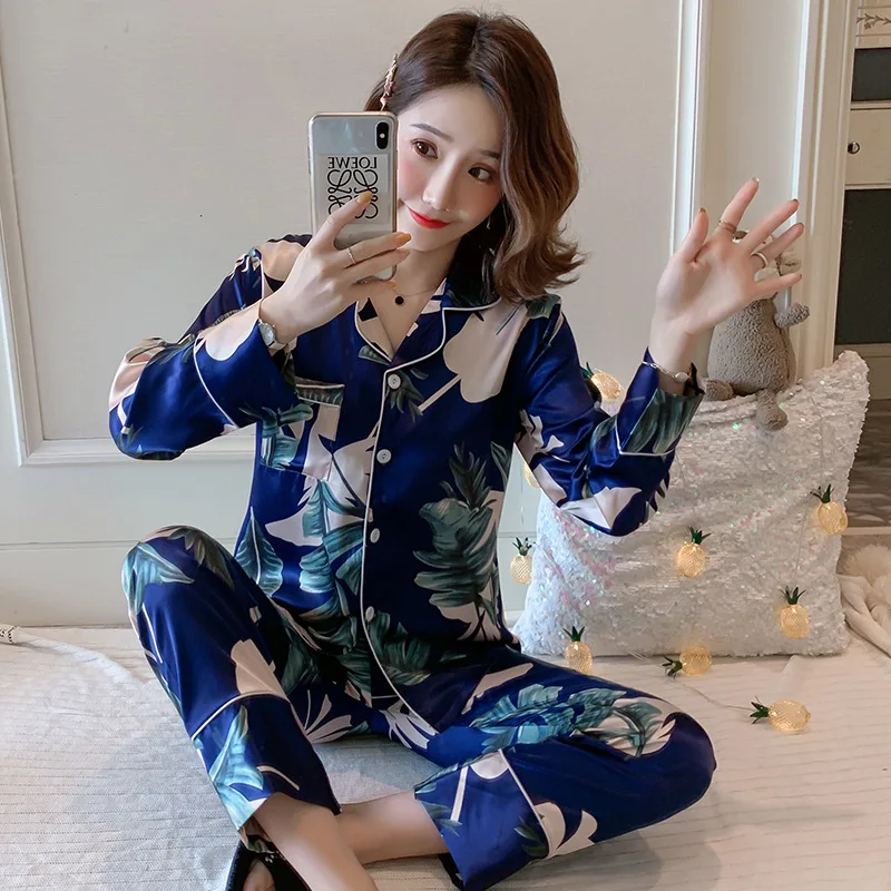 Liang xing-Autumn Double zhang fan ling Viscose Japanese Banana Leaf Printed Pajamas Suit M -Xxl
Liang xing-Autumn Double zhang fan ling Viscose Japanese Banana Leaf Printed Pajamas Suit M -Xxl