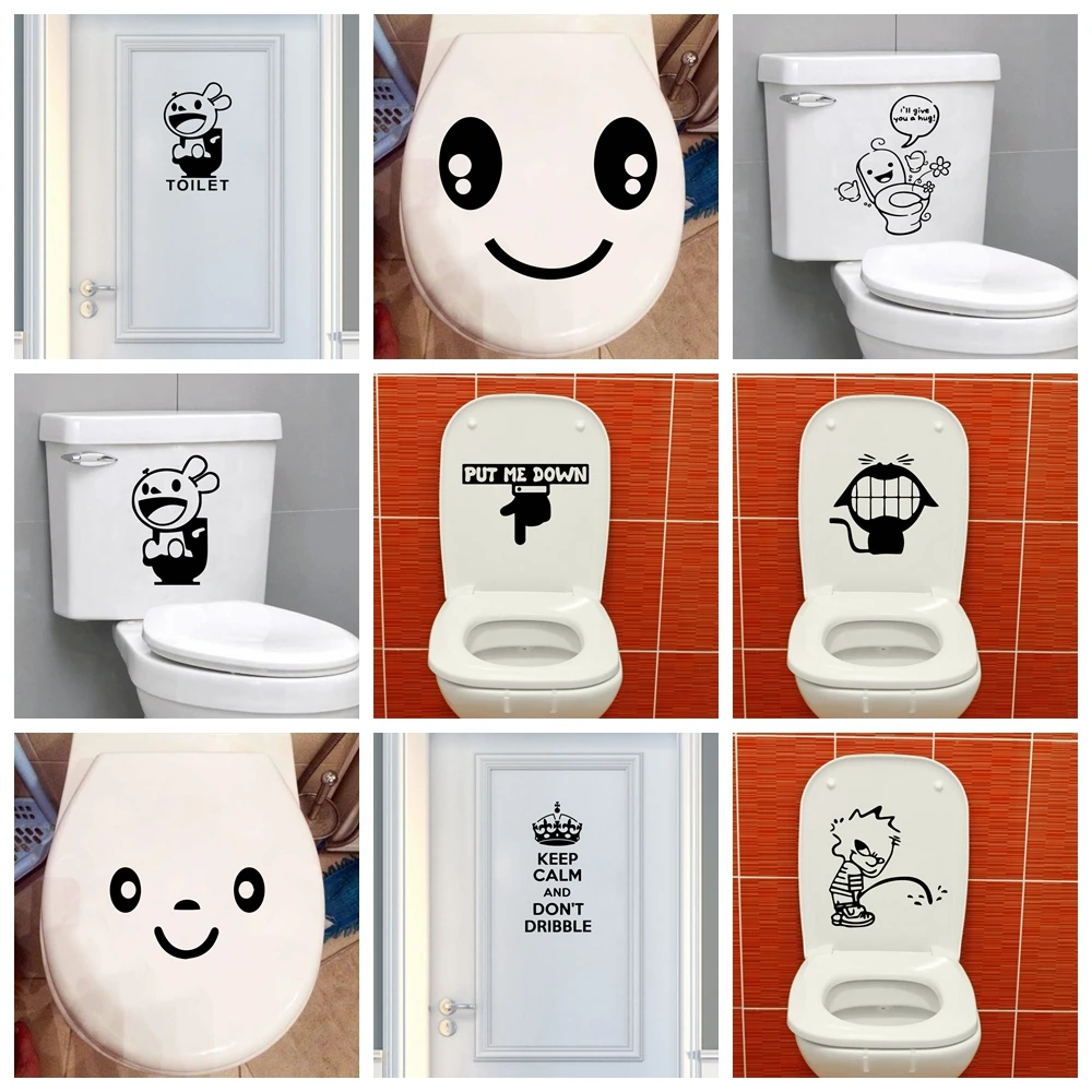 Personalized WC Toilet Stickers Creative Removable Toilet wall Sticker Pvc Wall Decals Home Decor
Personalized WC Toilet Stickers Creative Removable Toilet wall Sticker Pvc Wall Decals Home Decor