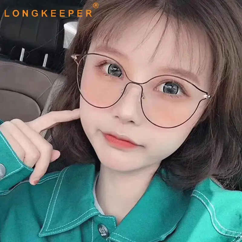Fashion Cat Eye Glasses Frame Women Retro Metal Oversized Clear Lens Eyeglasses Female Transparent Optical Spectacles Oculos
Fashion Cat Eye Glasses Frame Women Retro Metal Oversized Clear Lens Eyeglasses Female Transparent Optical Spectacles Oculos
